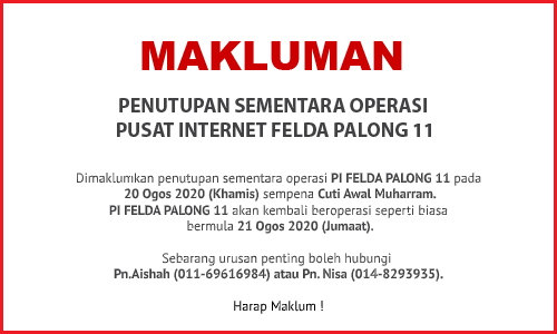 NOTIS PENUTUPAN PI Cuti Awal Muharram