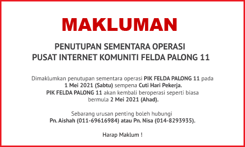 NOTIS PENUTUPAN PI Cuti Hari Pekerja