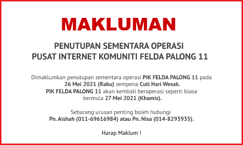 NOTIS PENUTUPAN PI Cuti Hari Wesak