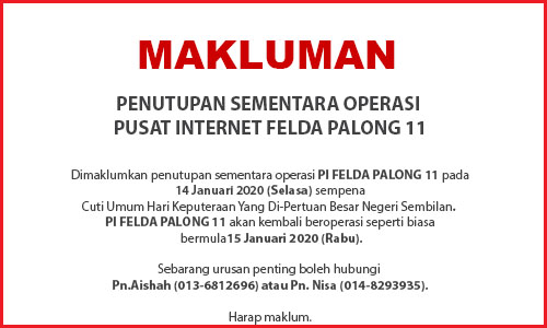 NOTIS PENUTUPAN PI Hari Keputeraan