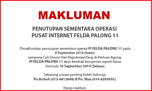 NOTIS PENUTUPAN PI Hari Keputeraan YDPA