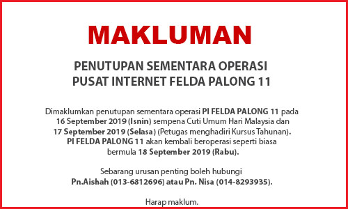 NOTIS PENUTUPAN PI Hari Malaysia